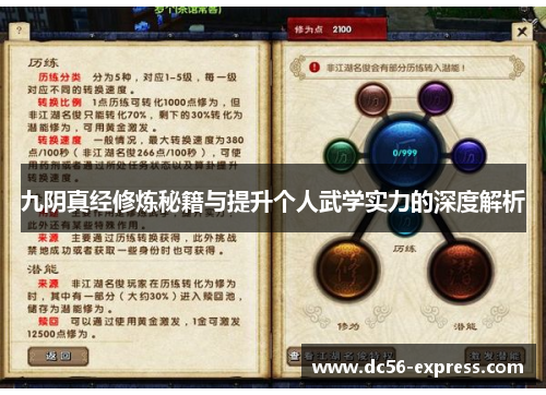 九阴真经修炼秘籍与提升个人武学实力的深度解析